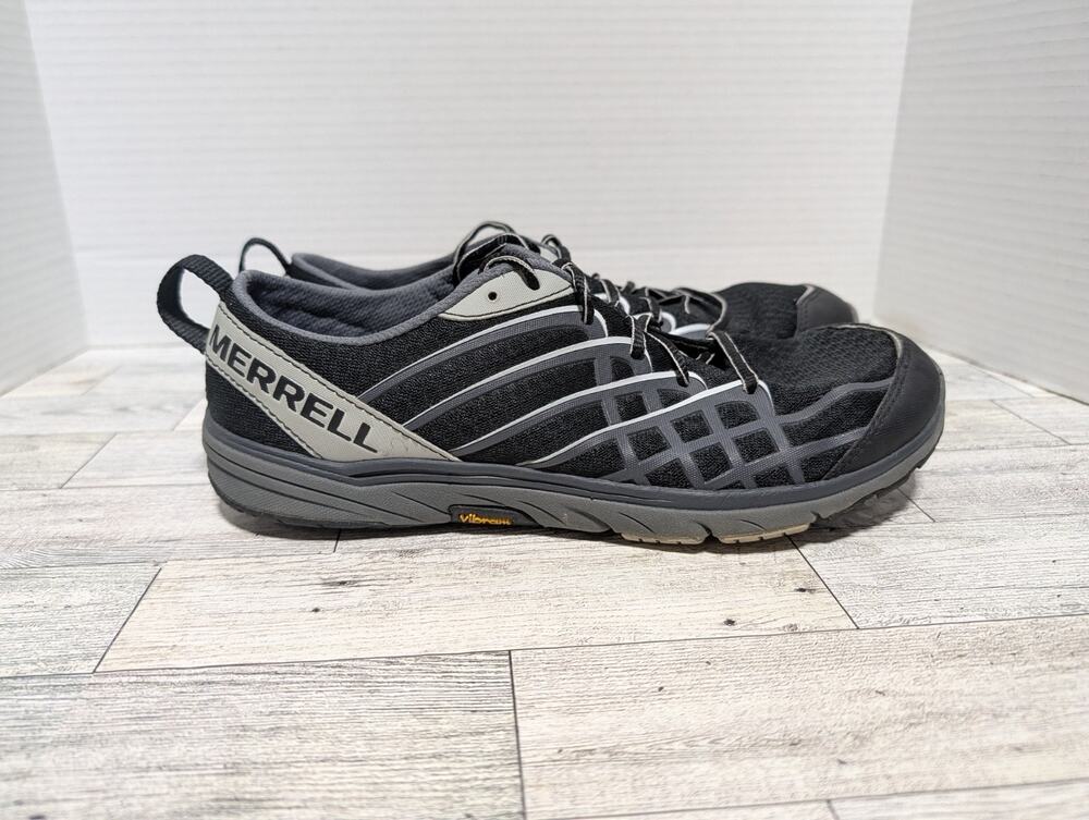 Merrell Bare Access Flex Knit Trail Running Shoes Lightweight Black Women Size 9